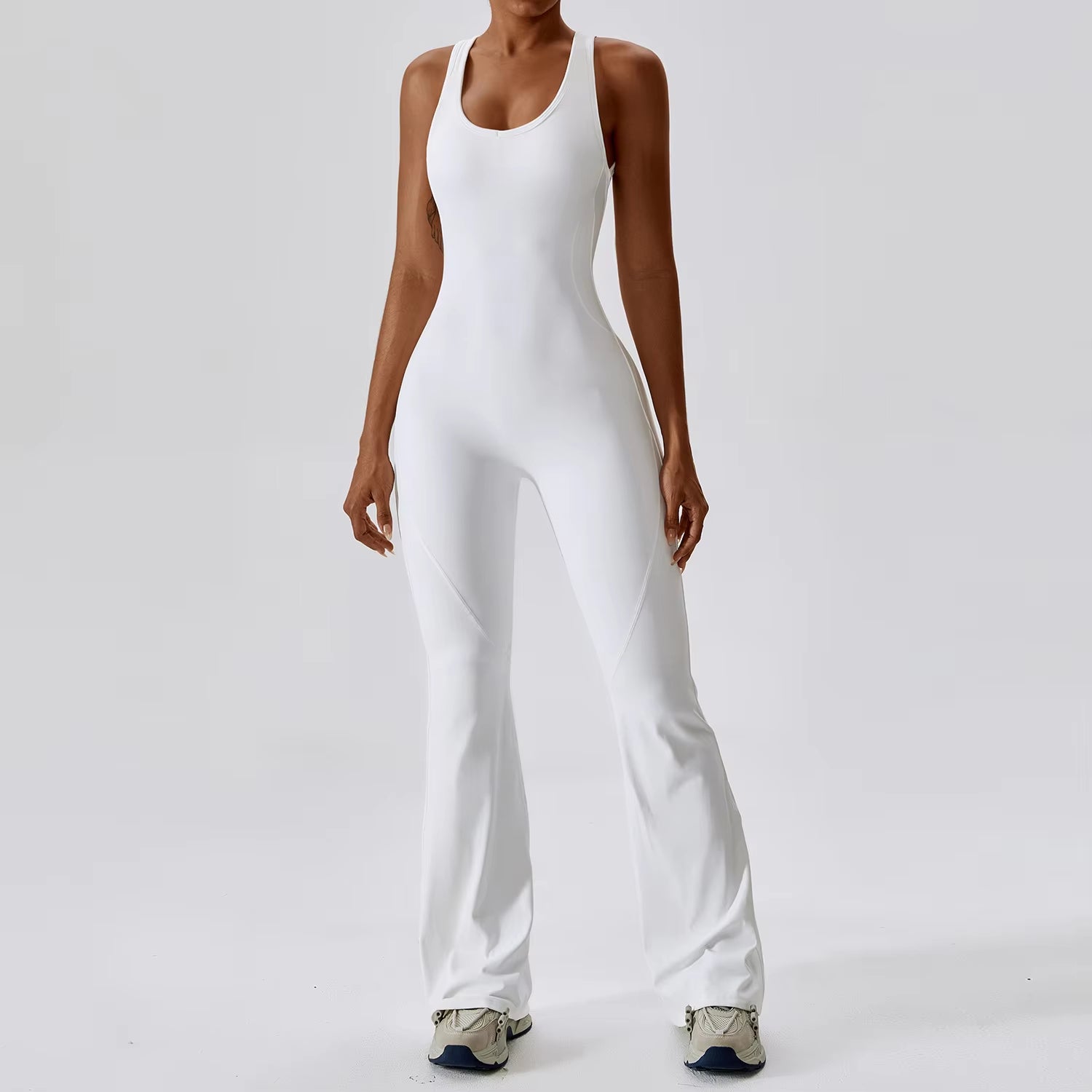 One Piece Solid Yoga Jumpsuit
