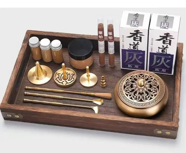 AromaCraft™ Artisan Brass Incense Burner