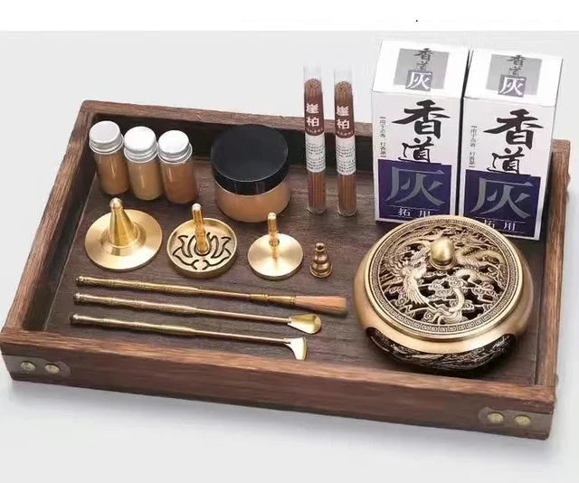 AromaCraft™ Artisan Brass Incense Burner