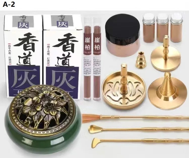 AromaCraft™ Artisan Brass Incense Burner