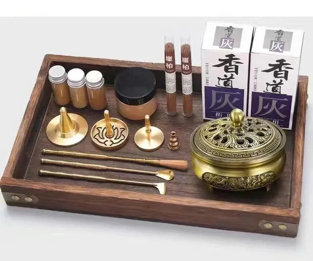 AromaCraft™ Artisan Brass Incense Burner