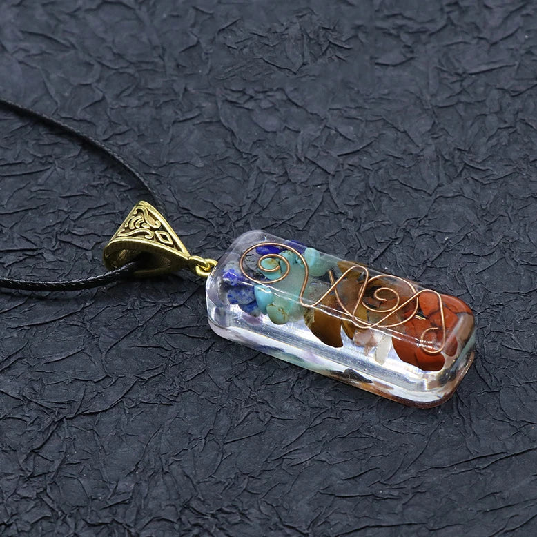 Chakra-Balance™ Orgone Crystal Pendant Necklace
